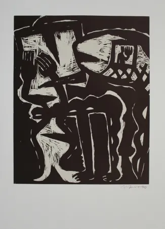 Xilogravura Barfuss - Atelierbesuch / Studio Visit