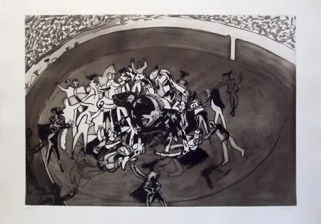 Água-Forte E Água-Tinta Barjola  - Cogida