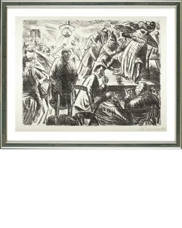 Litografia Barlach - Frau Venus, 1919