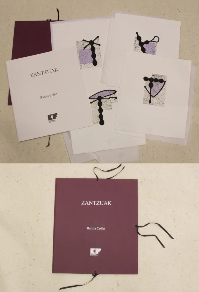 Água-Forte E Água-Tinta Baroja-Collet - Carpeta Zantzuak
