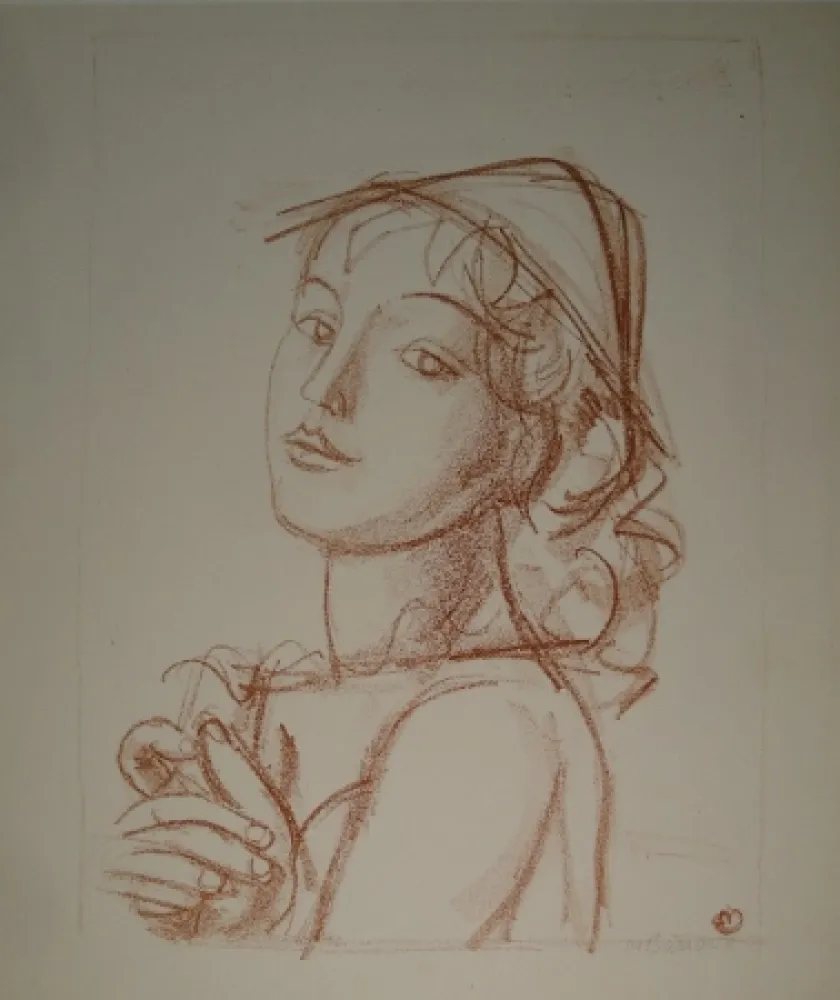 Litografia Barraud - Arlequin