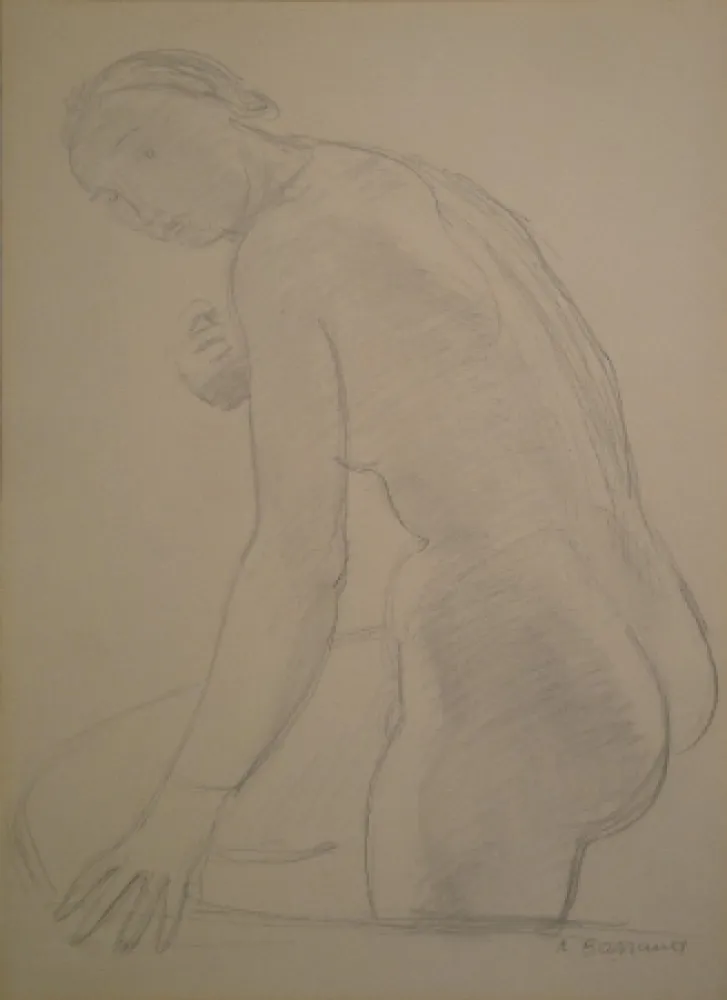 Sem Técnica Barraud - (Stehender weiblicher Akt)