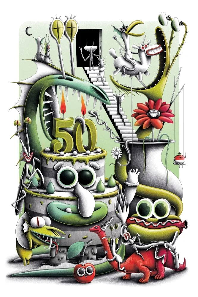 Gravura Digital Barrome Forgues - 50 ans