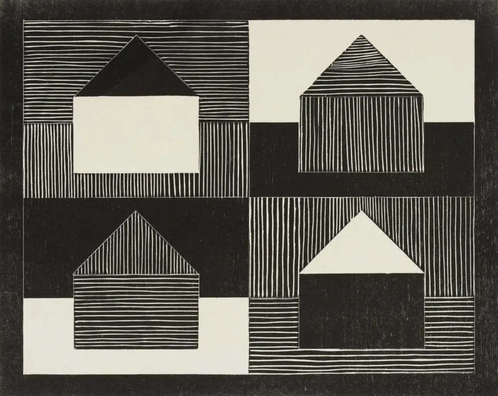 Xilogravura Bartlett - Black, Grey, White, from Art Pro-Choice II