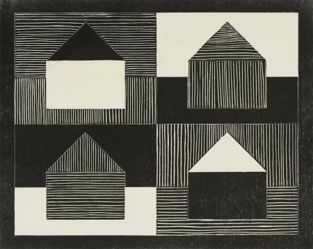 Xilogravura Bartlett - Black, Grey, White, from Art Pro-Choice II