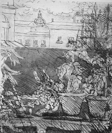 Água-Forte Bartolini - Altana romana