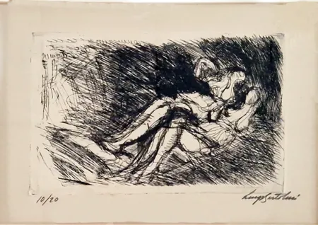 Água-Forte Bartolini - Ragazze distese