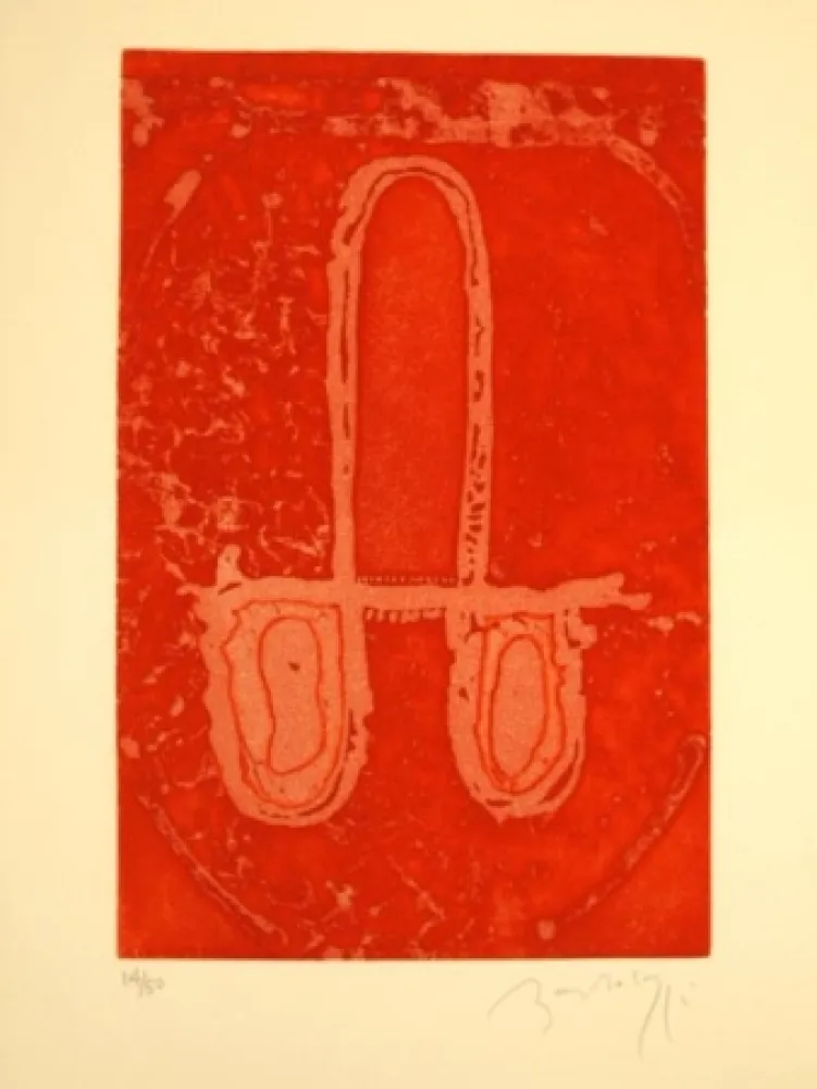 Água-Forte Bartolozzi - CARRO EN ROJO