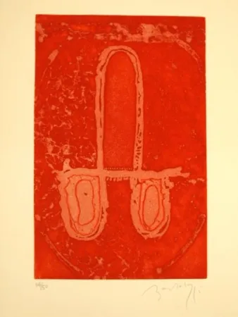 Água-Forte Bartolozzi - CARRO EN ROJO