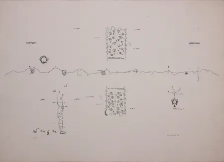 Litografia Baruchello - Campioni