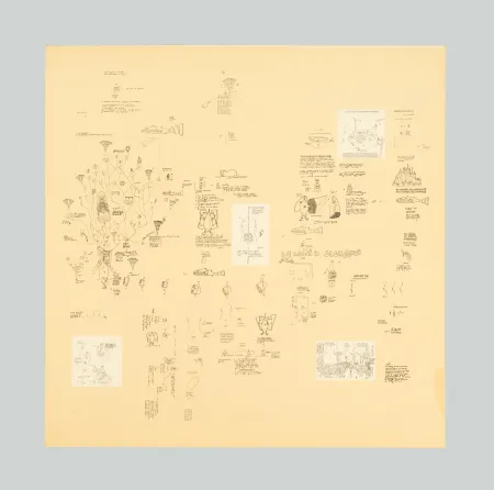 Serigrafia Baruchello - Senza titolo