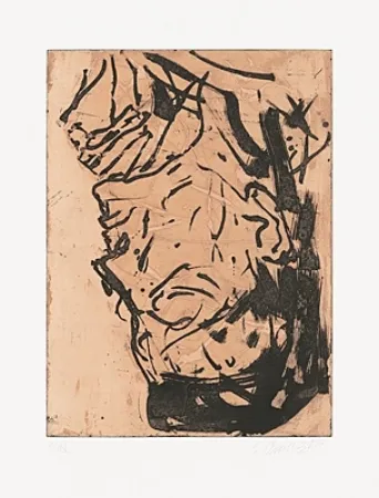 Água-Forte E Água-Tinta Baselitz - Elke VIII