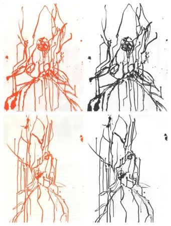 Água-Forte E Água-Tinta Baselitz - Hirsche (set of 4)