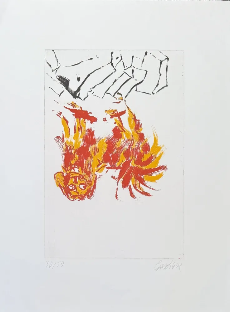 Gravura Baselitz - Tama 2