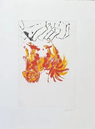 Gravura Baselitz - Tama 2