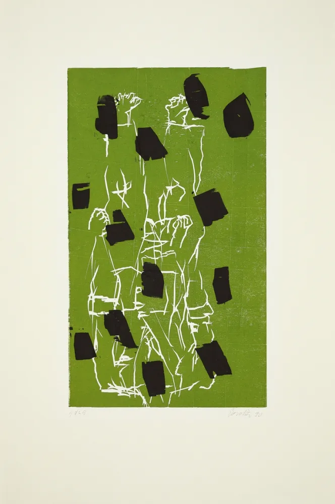 Xilogravura Baselitz - 