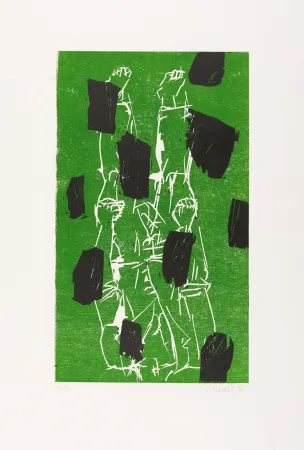 Xilogravura Baselitz - 