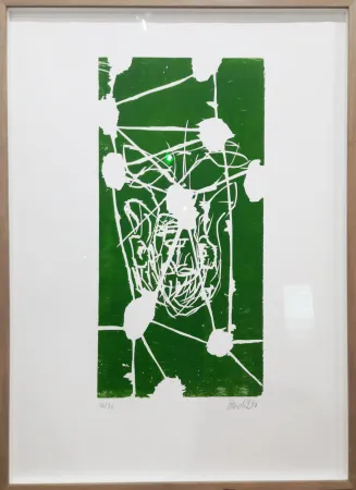 Xilogravura Baselitz - Untitled