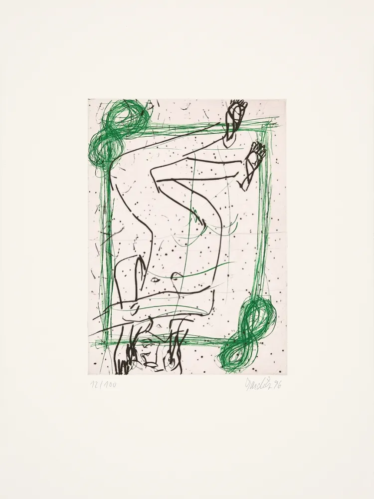 Gravura Baselitz - Untitled
