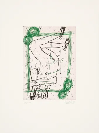 Gravura Baselitz - Untitled