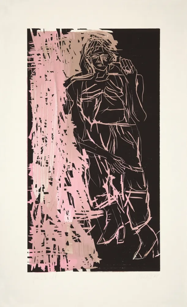 Xilogravura Baselitz - 