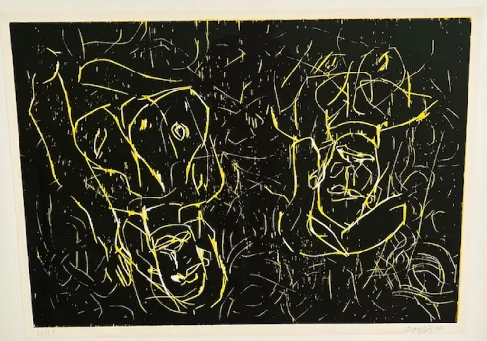Sem Técnica Baselitz - Woman and woman
