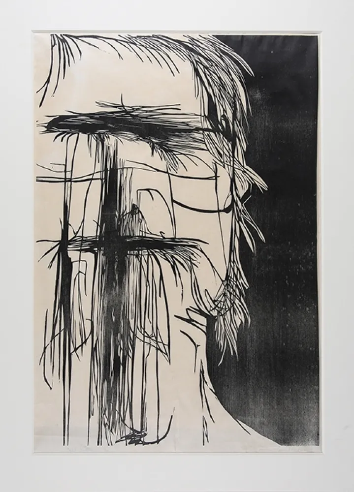 Xilogravura Baskin - Dead Saint