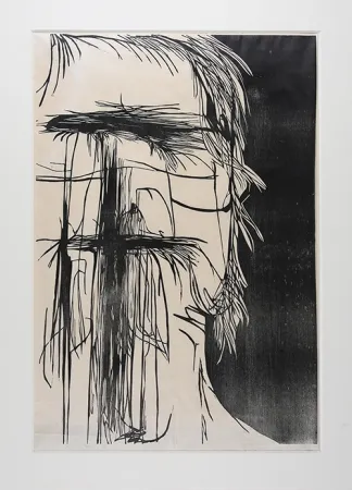 Xilogravura Baskin - Dead Saint