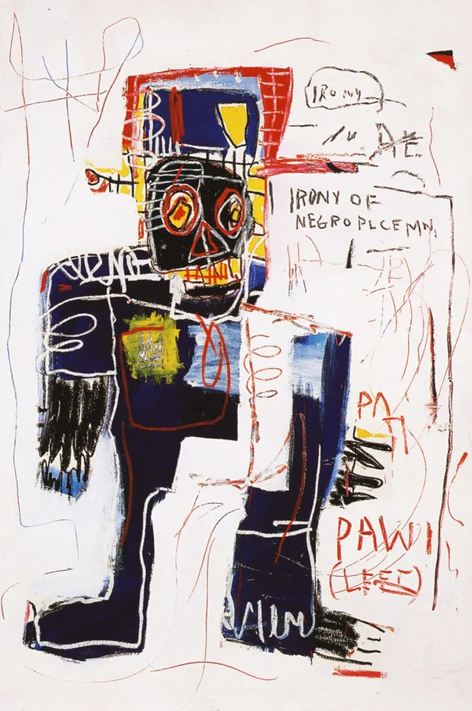 Sem Técnica Basquiat - Irony of negro policeman