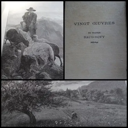 Xilogravura Baud-Bovy - Vingt oeuvres du peintre Baud-Bovy (1848-1899)