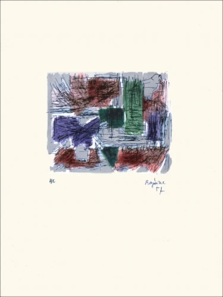 Litografia Bazaine - Hollande III