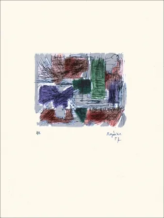 Litografia Bazaine - Hollande III