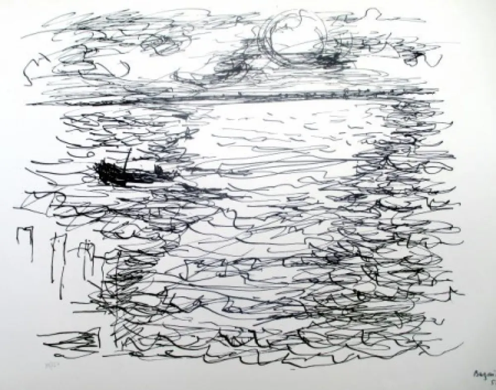 Litografia Bazaine - Lever du soleil