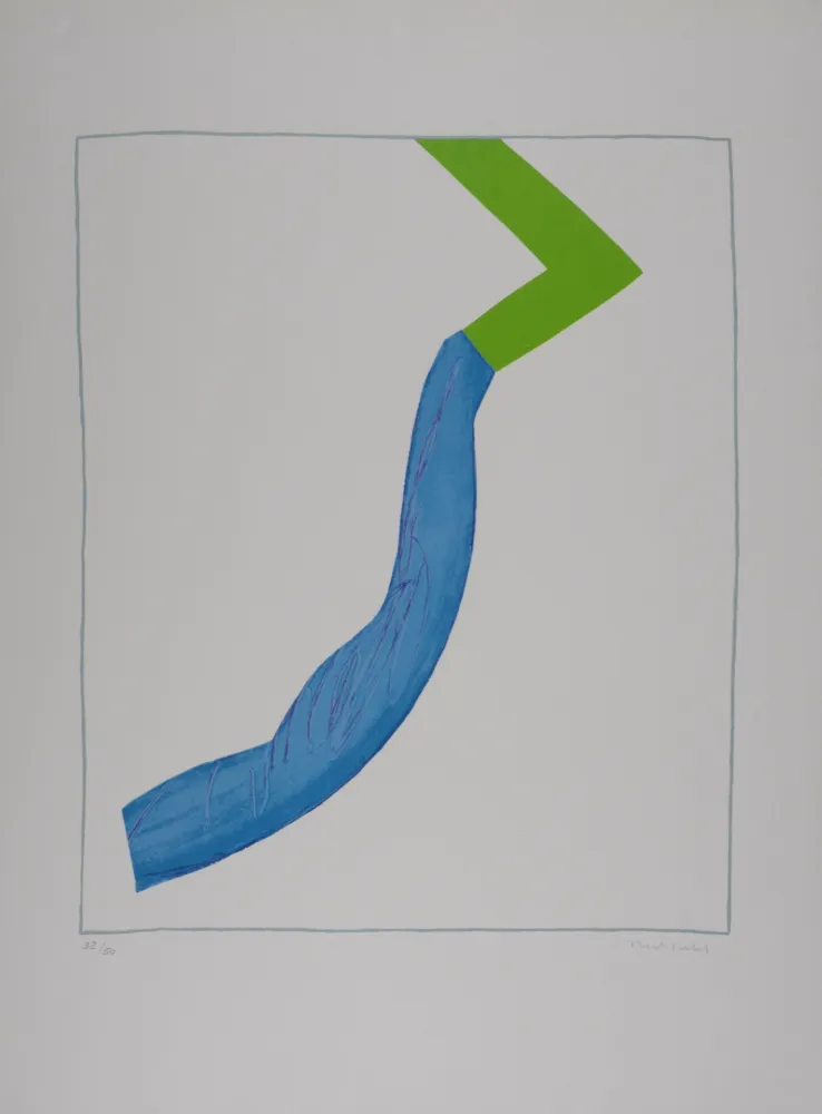 Serigrafia Bechtold - Composition, circa 1970 - Hand-signed
