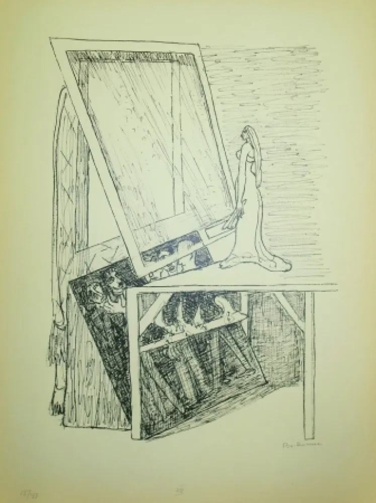 Litografia Beckmann - Magic Mirror