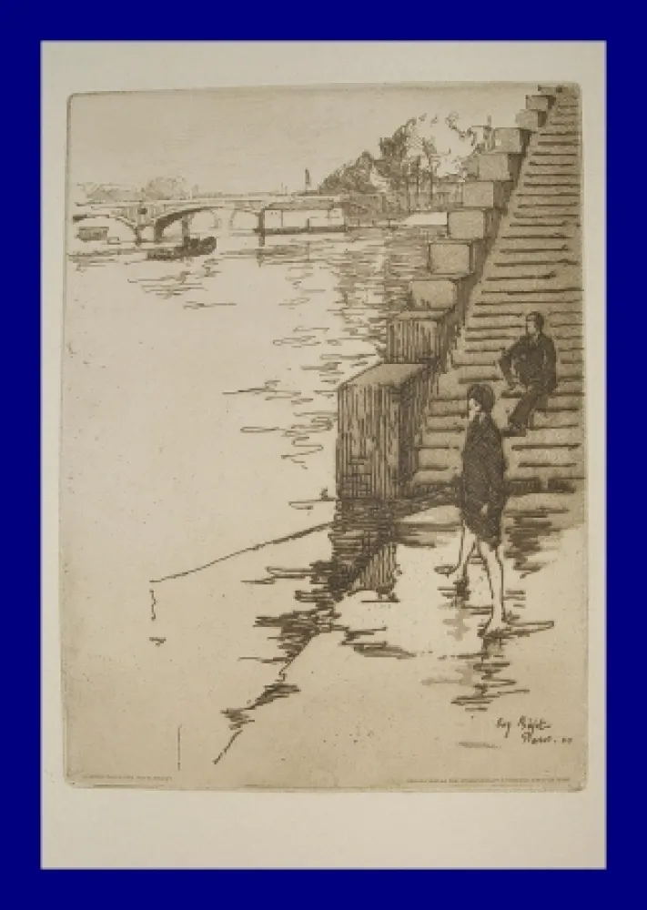 Água-Forte E Água-Tinta Bejot - L'escalier