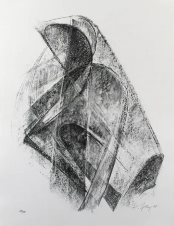 Litografia Belling - Entwurf für eine Plastik