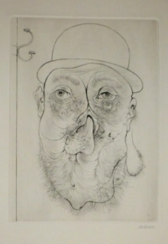 Gravura Bellmer - A Sade 10