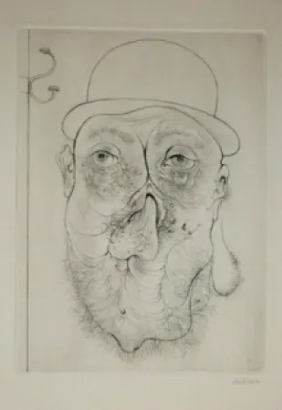 Gravura Bellmer - A Sade 10