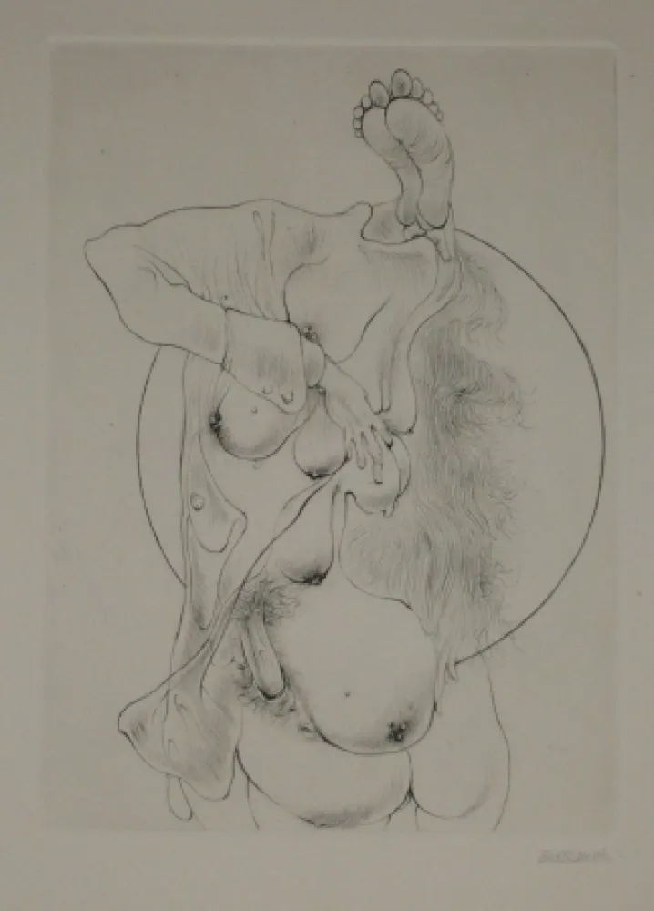 Gravura Bellmer - A Sade 2