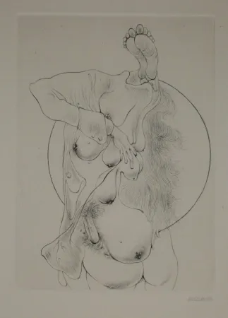 Gravura Bellmer - A Sade 2