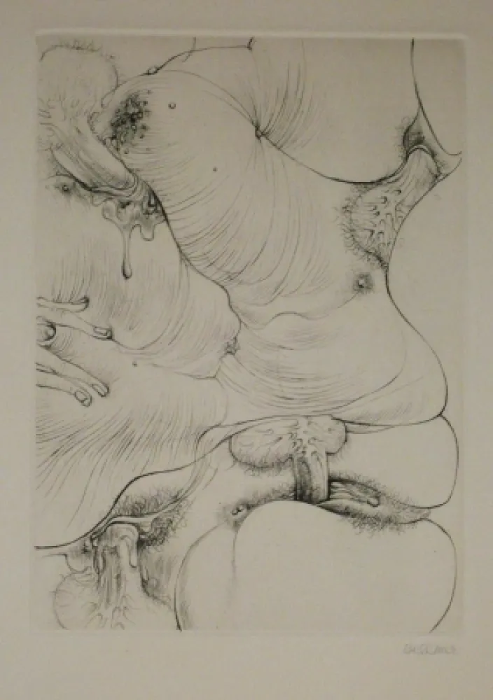 Gravura Bellmer - A Sade 3