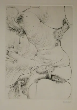 Gravura Bellmer - A Sade 3