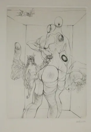 Gravura Bellmer - A Sade 4