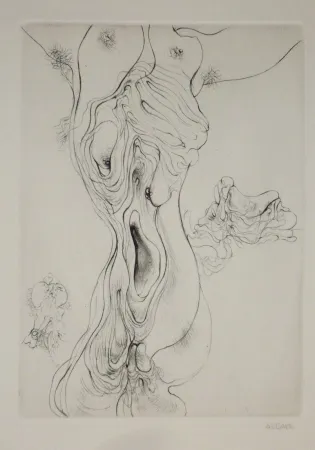 Gravura Bellmer - A Sade 8