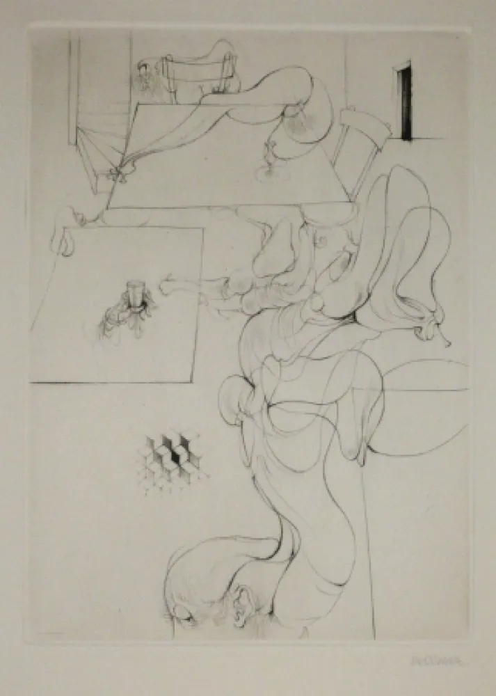 Gravura Bellmer - A Sade 9