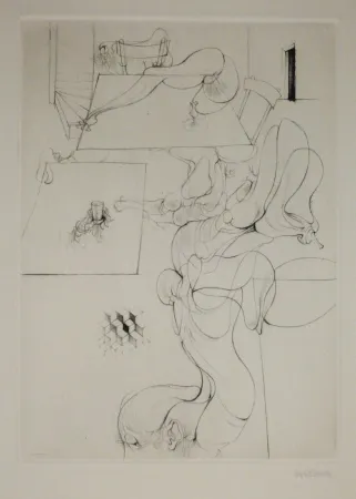 Gravura Bellmer - A Sade 9