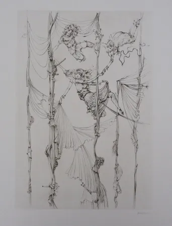 Água-Forte E Água-Tinta Bellmer - Acrobates
