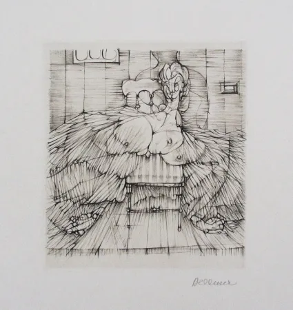 Água-Forte E Água-Tinta Bellmer - Chaise Napoléon