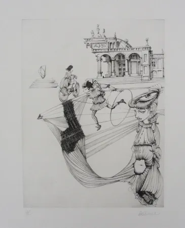 Água-Forte E Água-Tinta Bellmer - Filles et cerceau